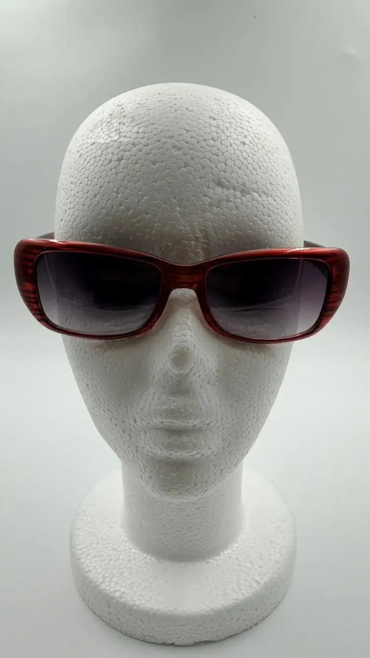 JM New York Reading Sun Glasses +3.00 Red Bifocal